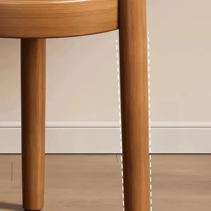 Chaises de salle à manger nordiques essuyables en rotin noir vintage