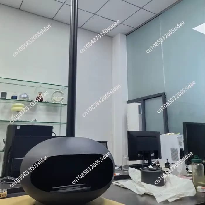 Cheminée à alcool suspendue à flamme réelle, chauffage mural intérieur pour hôtel, gîte, salon, décoration intérieure, chauffage d'ambiance