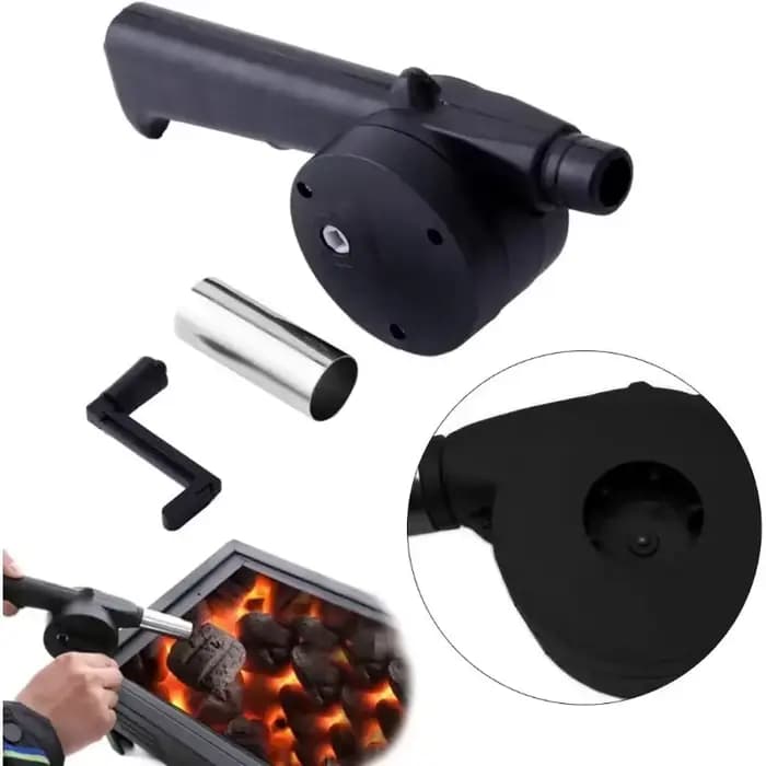Ventilateur de Barbecue souffleur d'air démarreur de feu rapide manivelle manuelle Portable pour pique-nique en plein