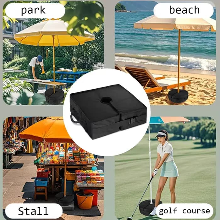 Sac à sable remplissable pour parasol