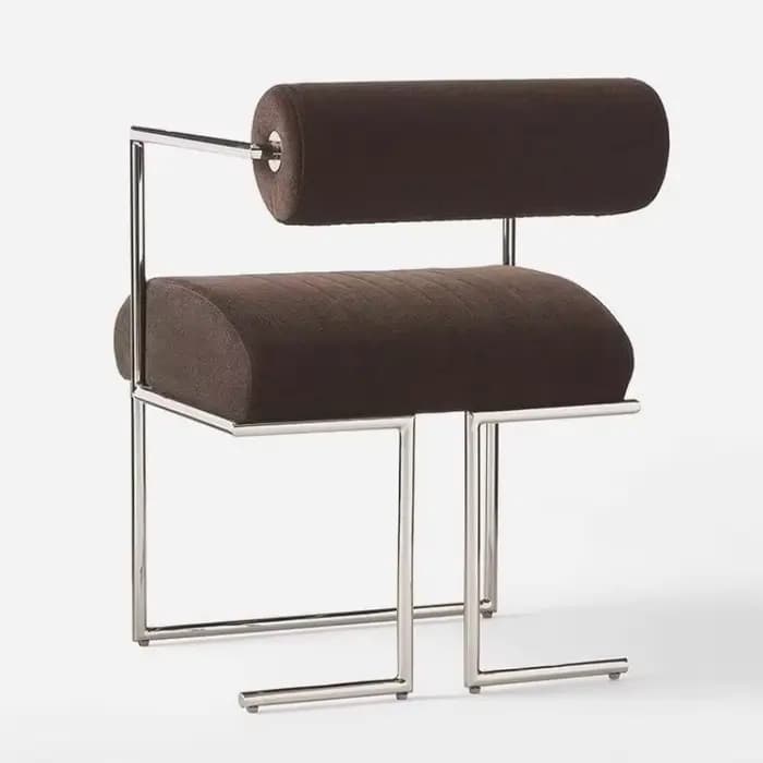 Chaise en acier inoxydable au Design moderne et Simple