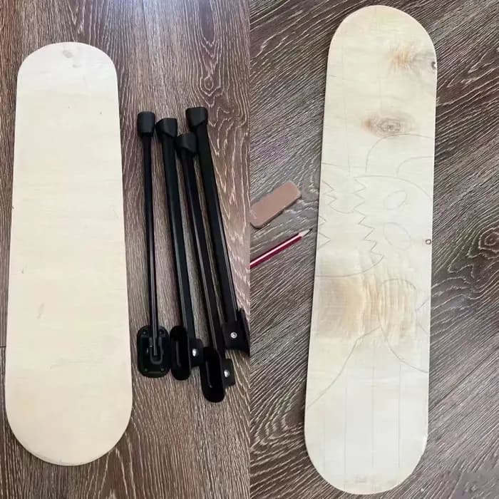 4 pièces pieds de Table pliables bricolage
