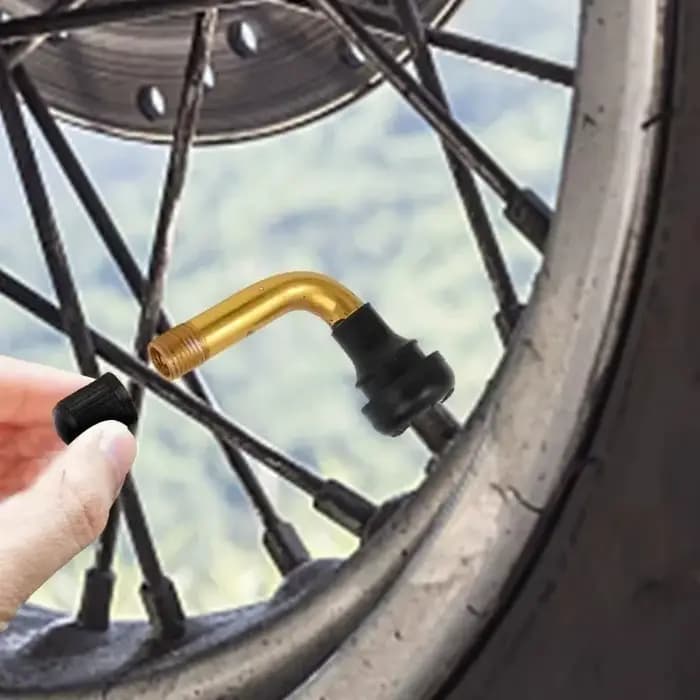 PVR70 PVR60 PVR50 tige de Valve de pneu en alliage d'aluminium moto Tubeless Kit de Valve de pneu de remplacement pour roue de vélo de Scooter électrique