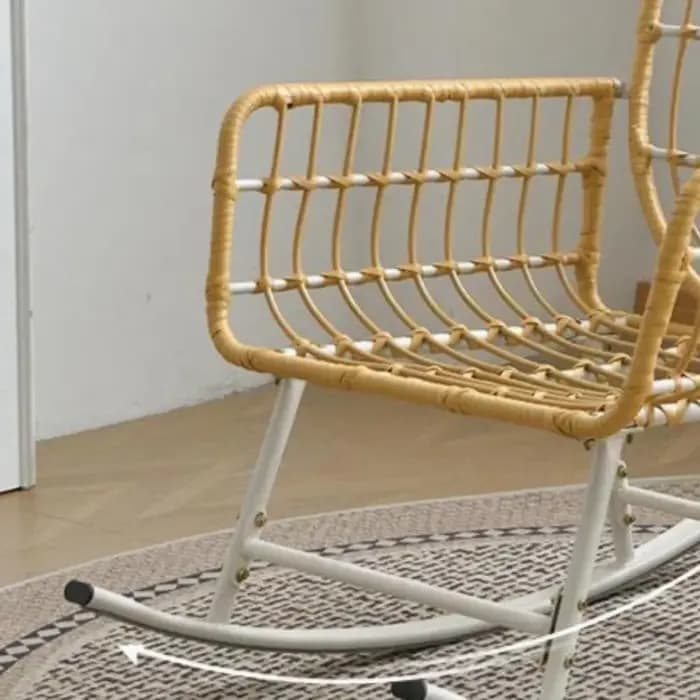 Chaise de salon d'extérieur avec accoudoirs pour balcon
