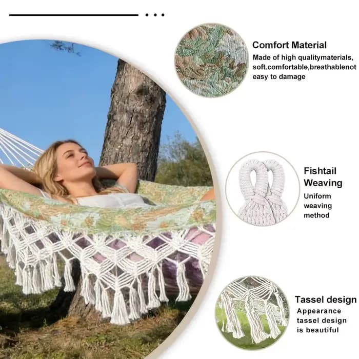 Les nouveaux hamacs à franges de style bohème