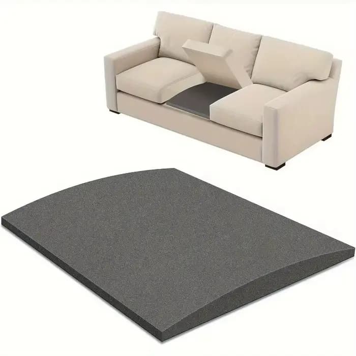 Support de canapé, coussin indenté, mousse haute densité, réparation sous coussin, 50x50cm, réparation de fossettes de siège de meubles, 1/2/3 pièces
