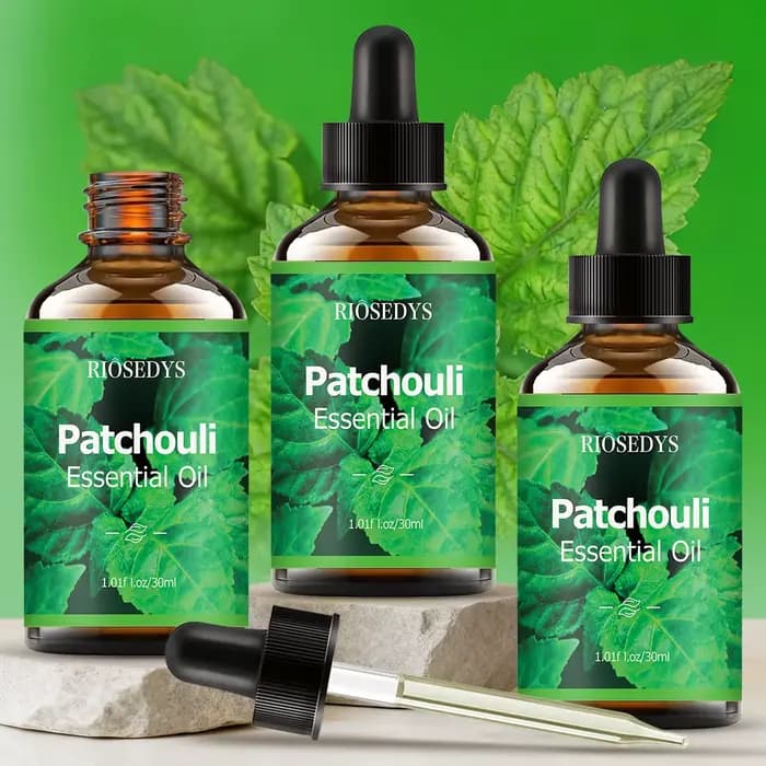 Huile essentielle de patchouli, pour soins de santé, massage corporel et soins capillaires, hydratant et intensément hydratant.