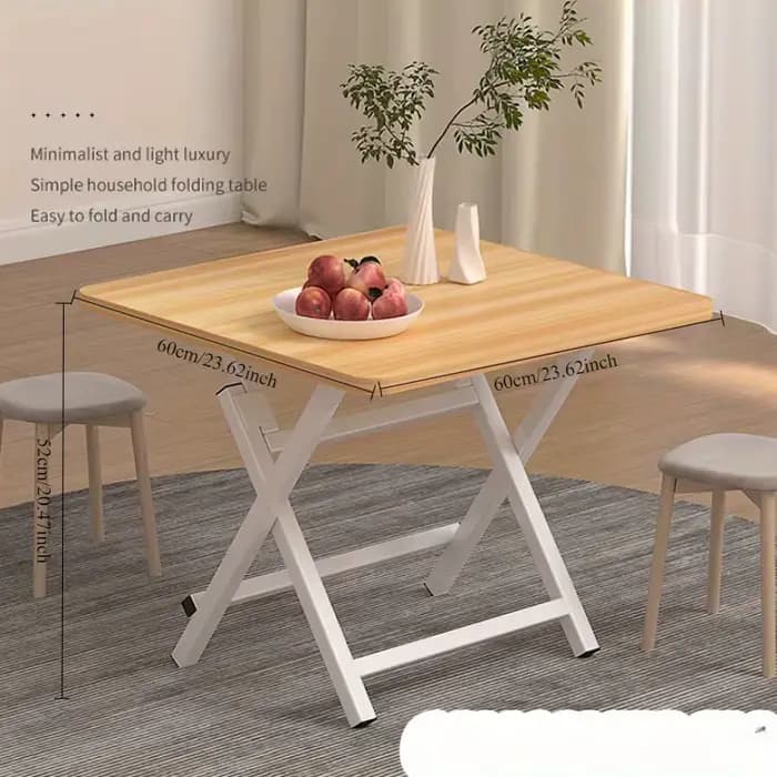 Table pliante multifonctionnelle pour 4 personnes