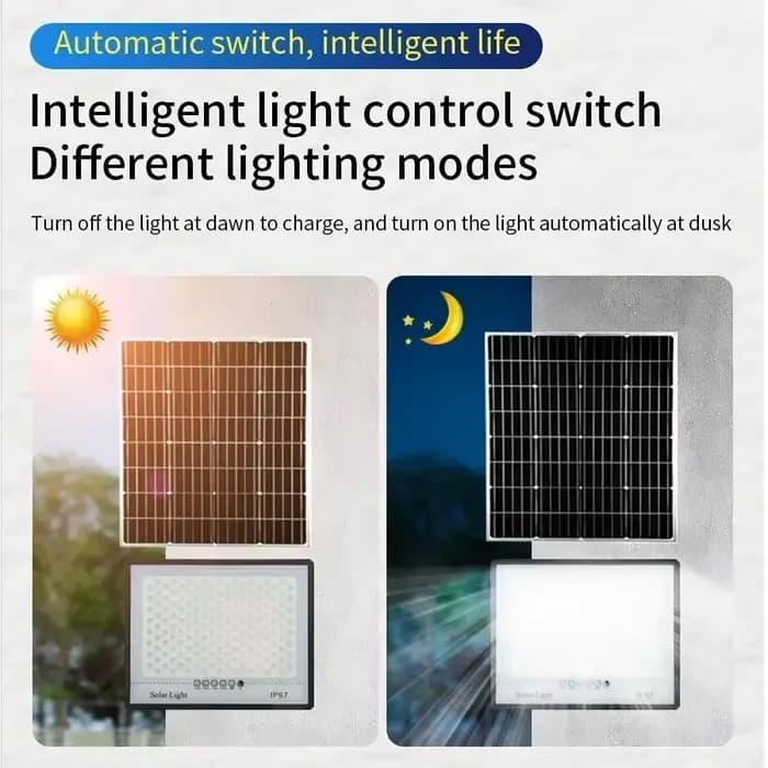 LED lumières solaires extérieur jardin réflecteur bâtiments