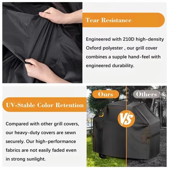 Housse de protection contre la pluie pour barbecue