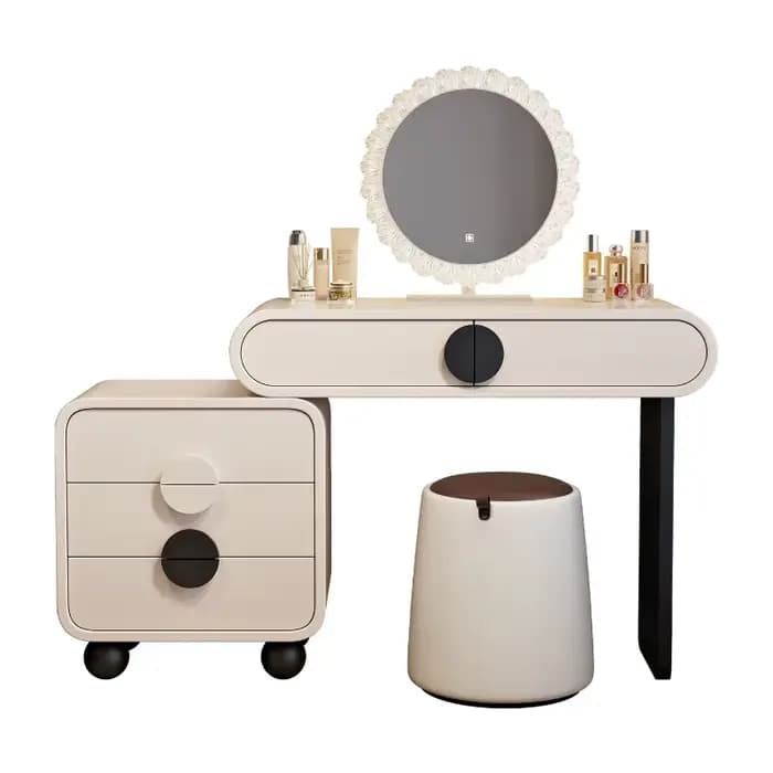 Porte-ornements coiffeuse bureau miroir coiffeur chaise coiffeuse maquillage Simple Tocadores Para Maquillaje meubles