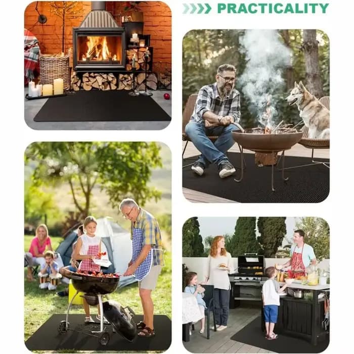 Nouveau Tapis de grils de Barbecue résistant à l'huile