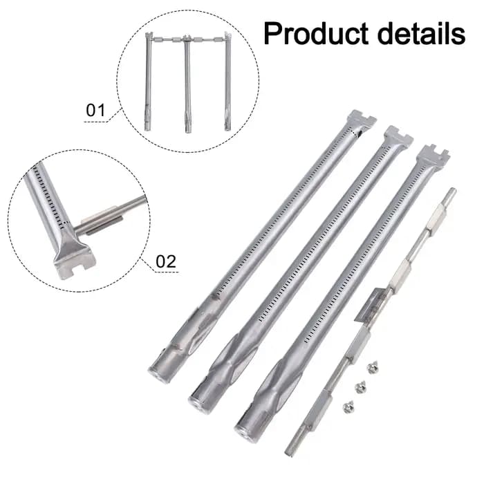 Brûleur de barbecue en acier inoxydable