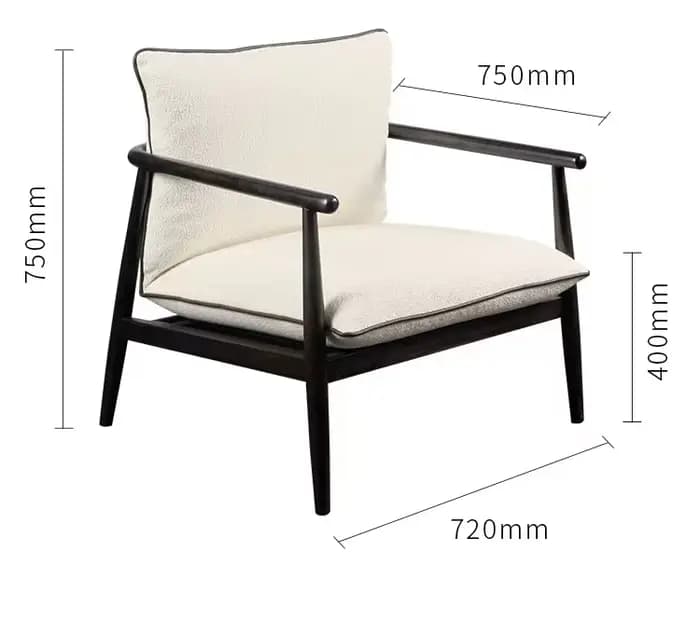 Pour chaise de salle à manger confortable
