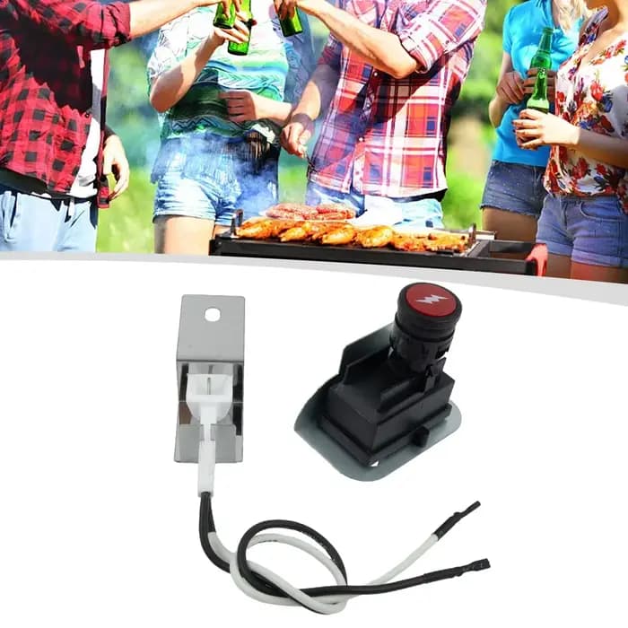 Kit d'allumage pièces de rechange pour Barbecue adapté pour Weber Q1200 Q2200 série 64868 Kit