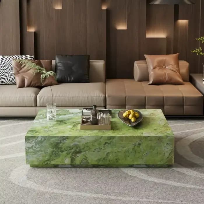Table basse en marbre de luxe