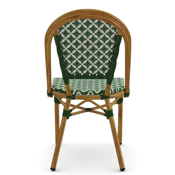 Chaise de jardin empilable en rotin