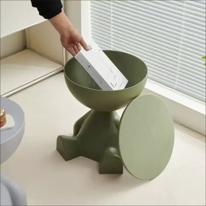 Table d'appoint de canapé créative, table basse amovible, style crème, simple, pour salon, table ronde, petite table d'appoint