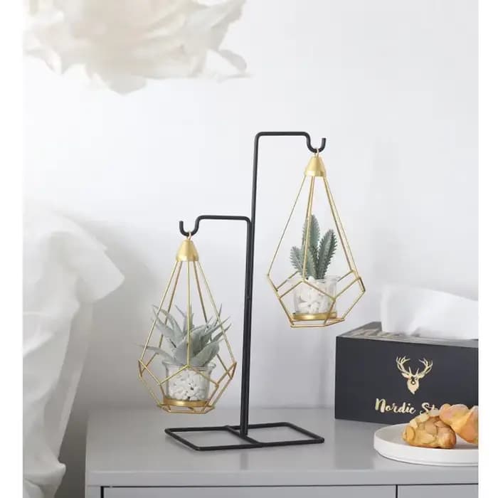 Décoration créative pour la maison, artisanat, panier de plantes en Pot, ameublement nordique, ornements artistiques, salon, chambre à coucher, décor d'hôtel