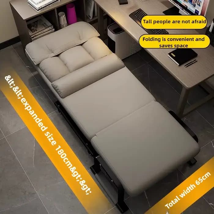 Chaise inclinable pliable