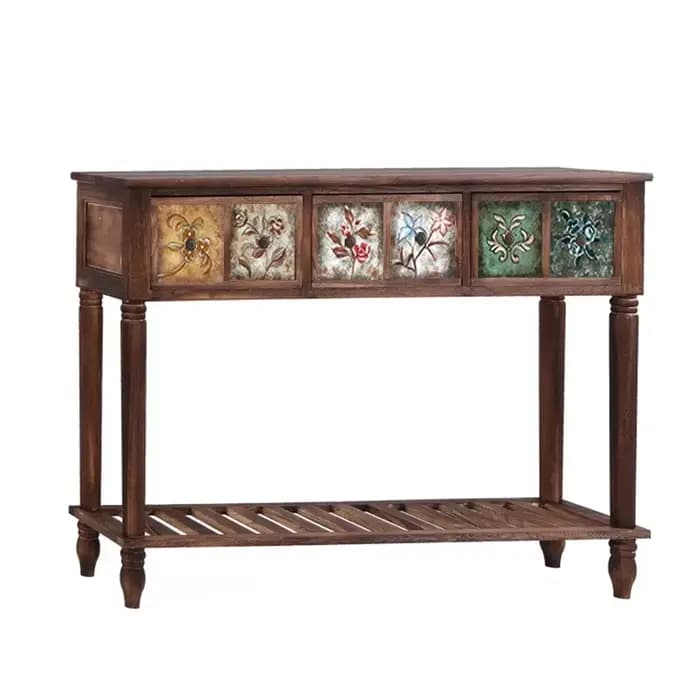Tables consoles étroites italiennes