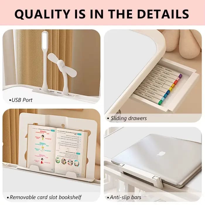 Bureau d'ordinateur pliable et réglable, bureau d'ordinateur Simple, maison, chambre à coucher, sol assis, baie vitrée, ordinateur portable, bureau, petit panneau de bureau