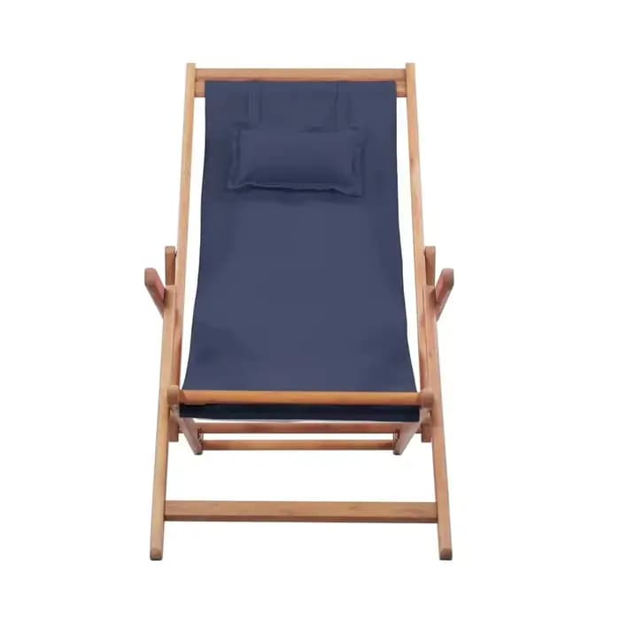 Chaise longue de pêche pliante extérieure en bois bon marché chaises de plage de jardin