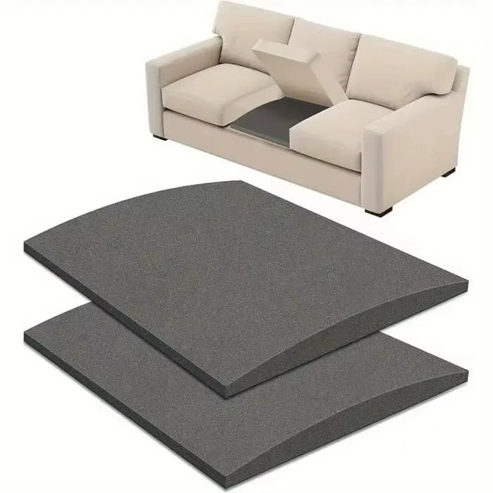 Support de canapé, coussin indenté, mousse haute densité, réparation sous coussin, 50x50cm, réparation de fossettes de siège de meubles, 1/2/3 pièces