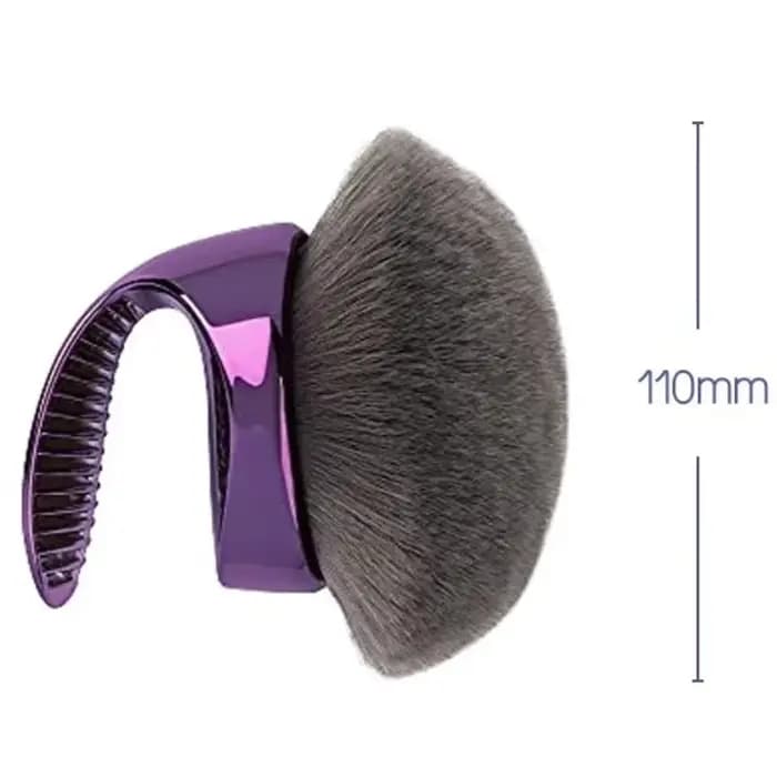 Brosse Kabuki pour mélange de beauté et flou, poils végétaliens Extra Large, brosse autobronzante, applicateur de mélange professionnel, fond de teint