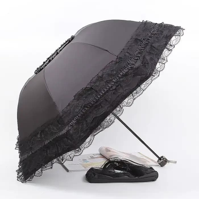 Parasol vintage Lolita en dentelle