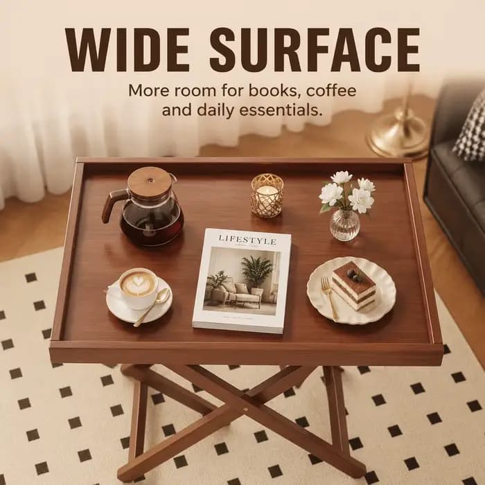 Table d'appoint pliante