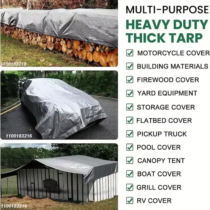 Bâche de jardin imperméable, auvent en toile, tissu huilé, auvent imperméable pour plantes de jardin, 0.32mm, en polyéthyle