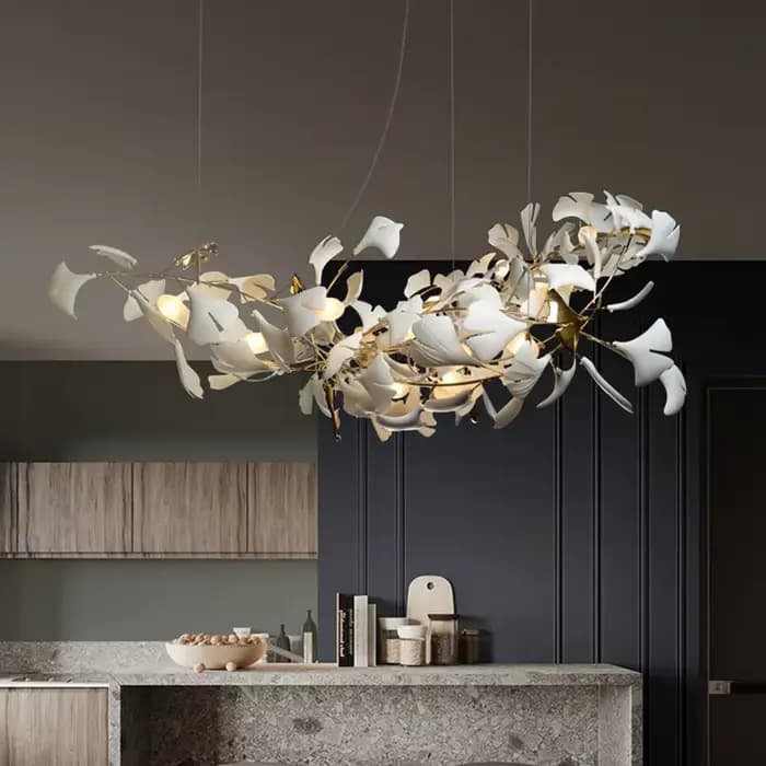 Plafonnier LED en Céramique au Design Nordique, Luminaire Décoratif d'Nik, Idéal pour une Salle à Manger, une Cuisine ou un Salon