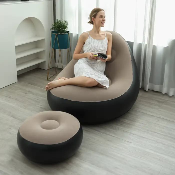Chaise longue gonflable pour adultes