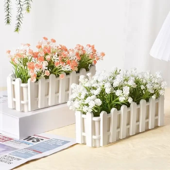 Petit pot de fleurs simple, conteneur pour plantes vertes, style rustique, bac à plantes, décoration de jardin, arrangement floral, décoration de balcon