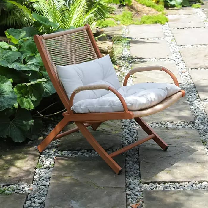 Chaise inclinable pliable en alliage