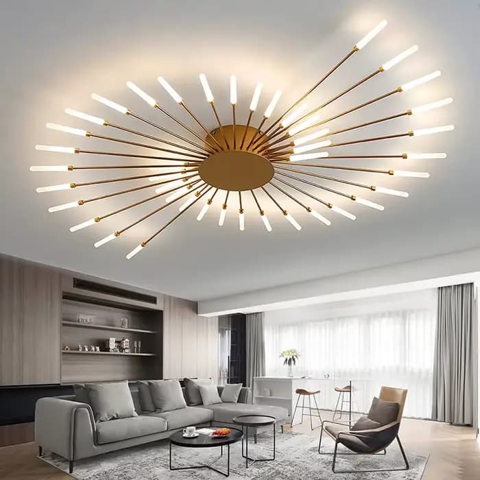 Salon lumière LED plafonnier moderne éclairage intérieur acrylique nordique créatif en forme d'éventail chambre luminaire décor à la maison chambre d'enfant