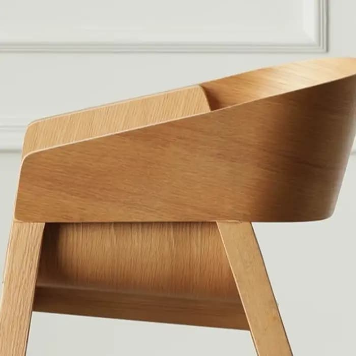 Chaise nordique de luxe en bois