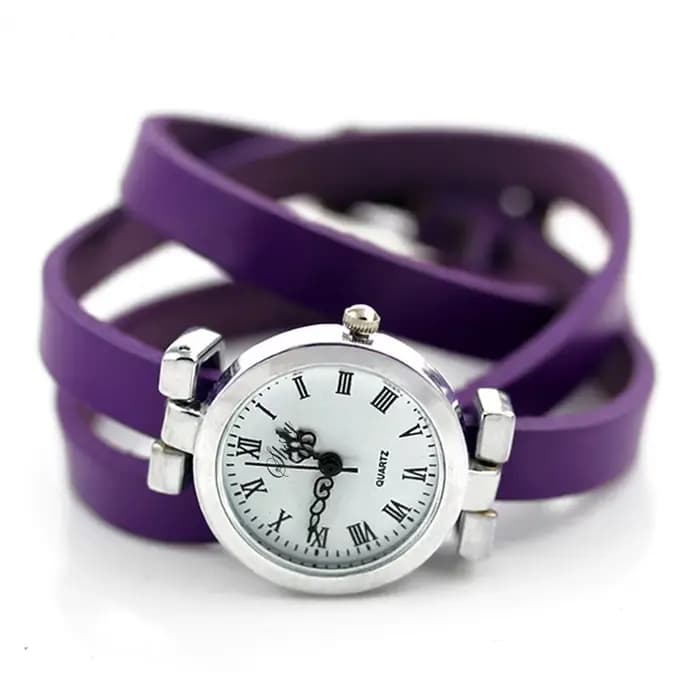 Shsby nouvelle mode vente chaude femmes longue en cuir femme montre ROMA Vintage montre femmes robe montres