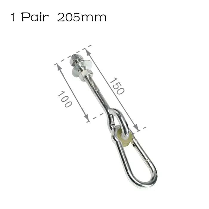 Hamac en acier inoxydable, 1 paire, chaise hamac, sac de sable, partenaires, kit de structure, balançoire de yoga aérienne, outils de quincaillerie
