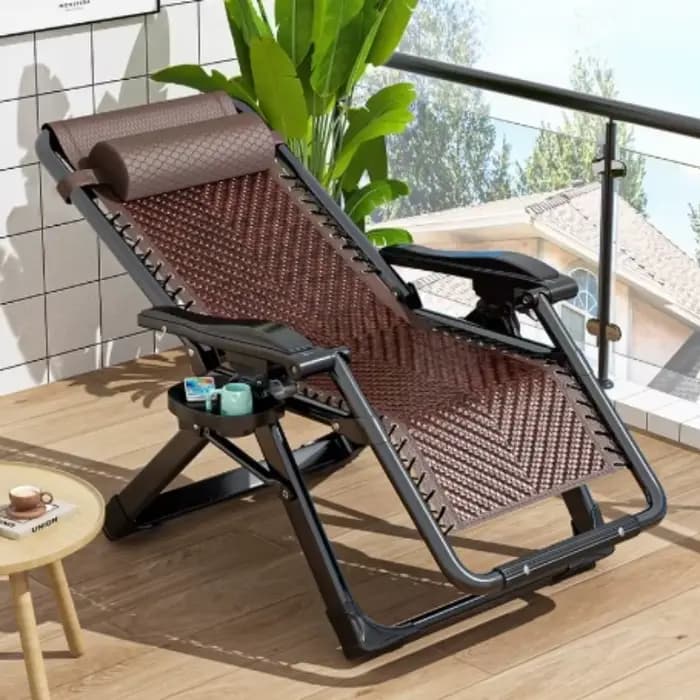 Chaise inclinable pliante Portable