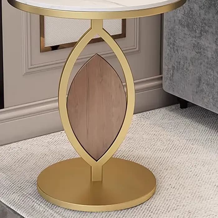 Table d'appoint ronde créative