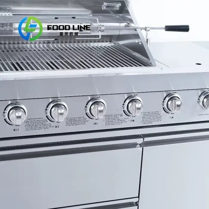 Barbecue à gaz autonome d'extérieur avec brûleur arrière infrarouge – Catégorie de produits : Barbecues