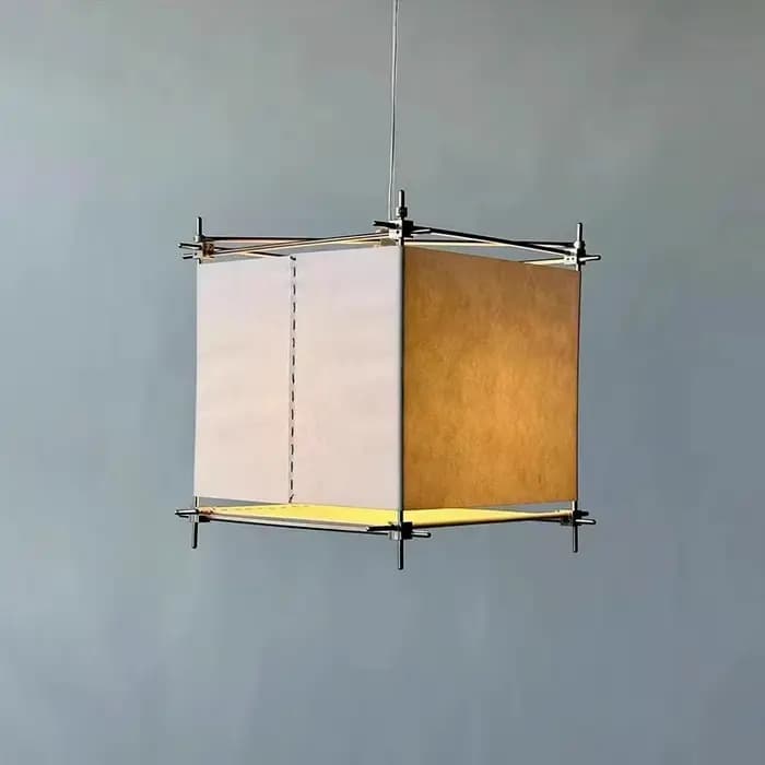 Lampe sur pied en tissu Wabi Sabi