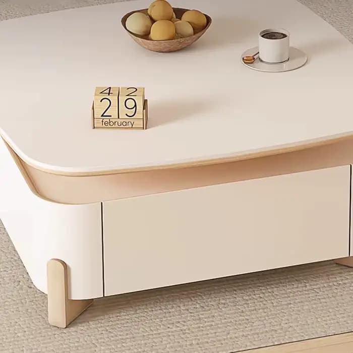 Table basse De luxe moderne carrée Glam ensembles minimalistes