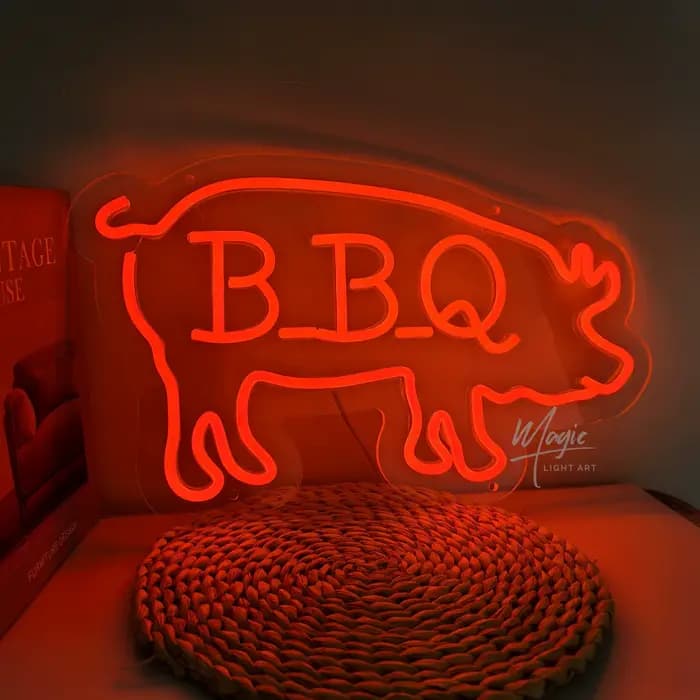 Enseignes néon BBQ pour décoration murale