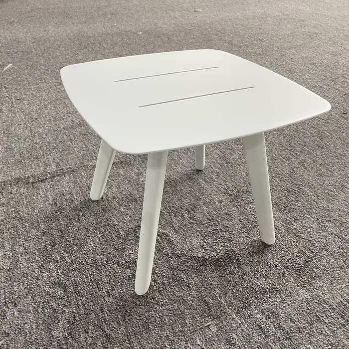 Ribon Ensemble d'extérieur 5 pièces Balcon Lit de soleil Chaise longue de plage Chaises longues et table en aluminium