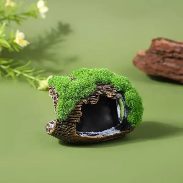 Décoration d'aquarium, abri pour poissons, ornements en résine pour aquarium, grotte cachette pour poissons, aménagement paysager d'aquarium.