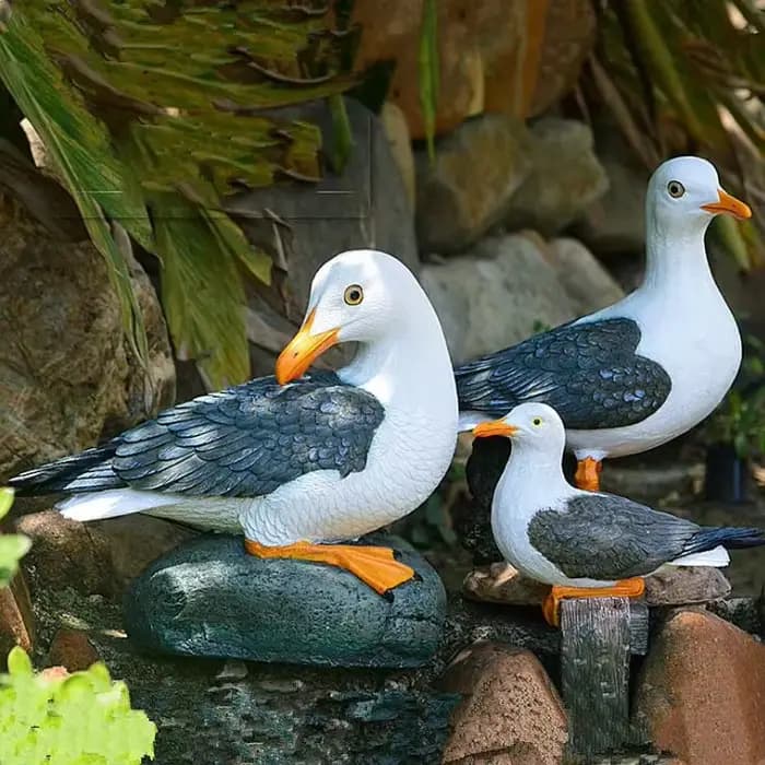 Statue d'oiseau de jardin 1 pièce