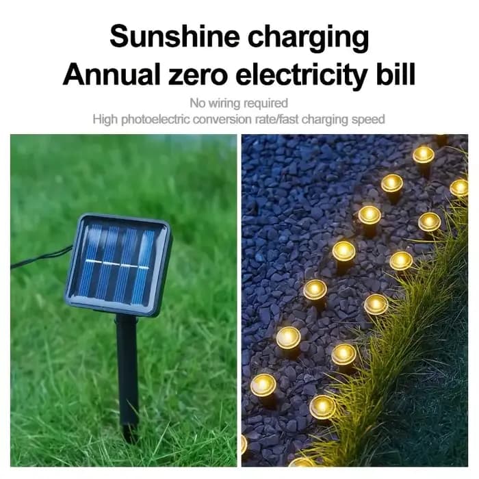 Lumière solaire LED pour allée de jardin